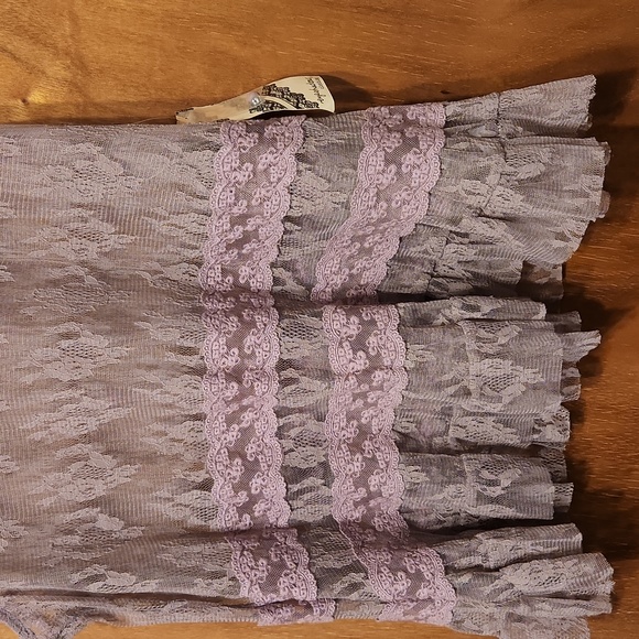 Eyeshadow clothing dusty Lavender button back top XL - Picture 4 of 11